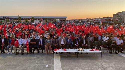 15 Temmuz Demokrasi ve Milli Birlik Günü 6.yıldönümü anma töreni Halkımızın Katılımıyla, Çerkezköy Kent Park’ta düzenlendi